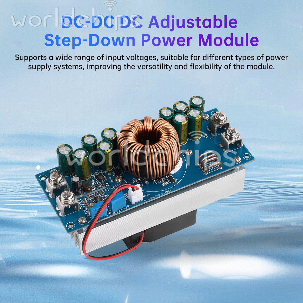800W/1200W DC-DC Adjustable Buck Power Module DC15V-90V to DC2.5V-72V 28A/50A