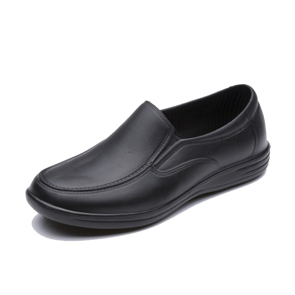 Mens Restaurant Oil Resistant Kitchen Work Shoes Loafer Slip-On Skid Non-Slip