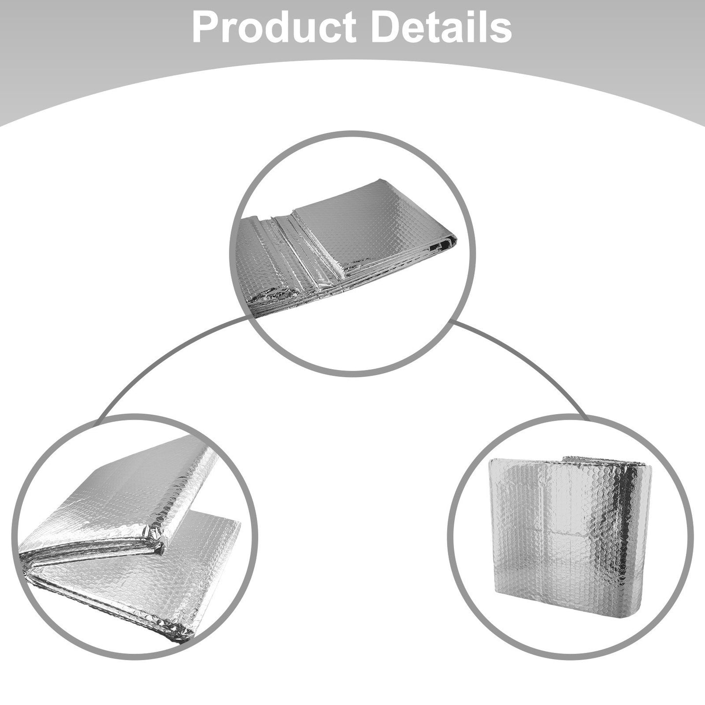 Double Sided Heat Reflective Foil Save on Bills Cut with Ease Reduce Noise