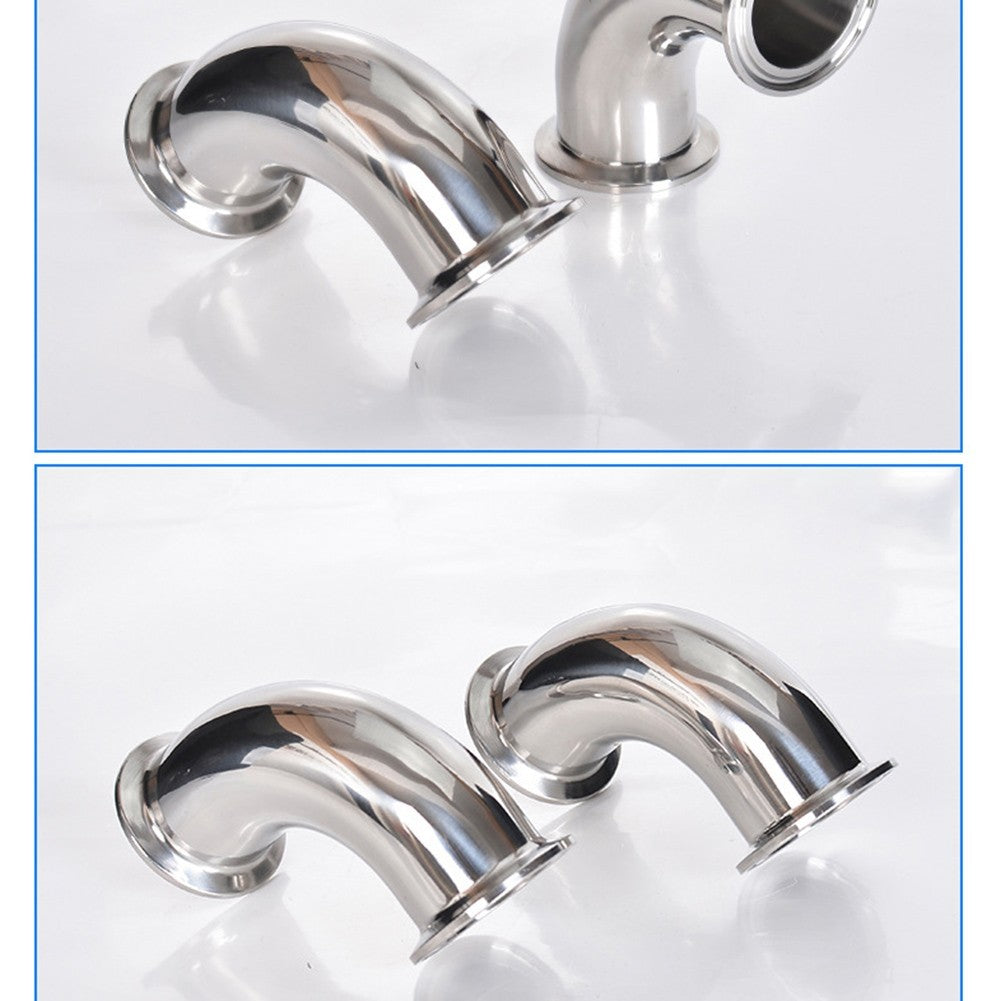 Sanitary Elbow Pipe Connector 90 Degree for Food and Beverage Industry