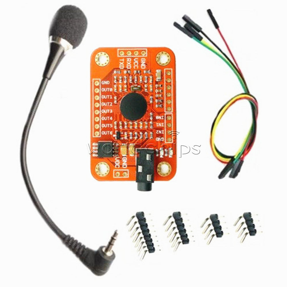Voice Recognition Module V3 Sensor Board Kits Compatible with Arduino UART GPIO