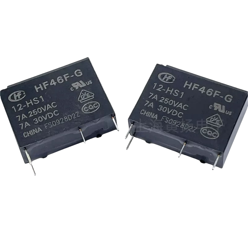 10pcs HF Relay HF46F-G/12-HS1 HF46F-G/12-HS1T HF46F-G/24-HS1 HF46F-G/24-HS1T