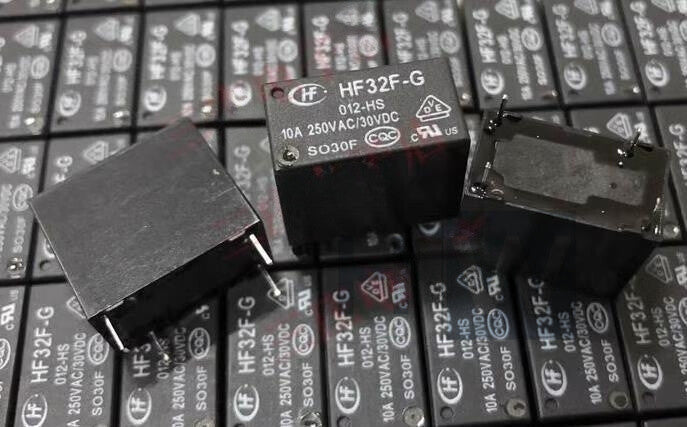 10Pcs HF32F-G-005/009/012/024 -HS Normally Open 10A Hongfa Relay 5V9V12V24VDC