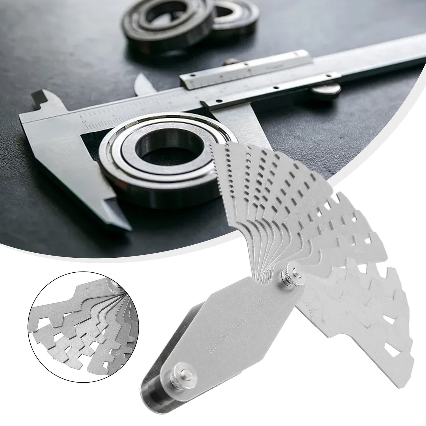 Easy To Use ACME TR30 Screw Thread Gauge Made Of Stainless Iron Material