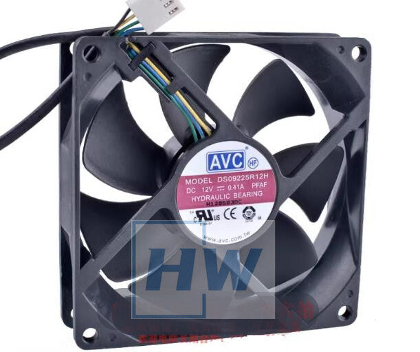 1PC  AVC DS09225R12H 9025 9cm 12V 0.41A Computer Chassis CPU Radiator Fan