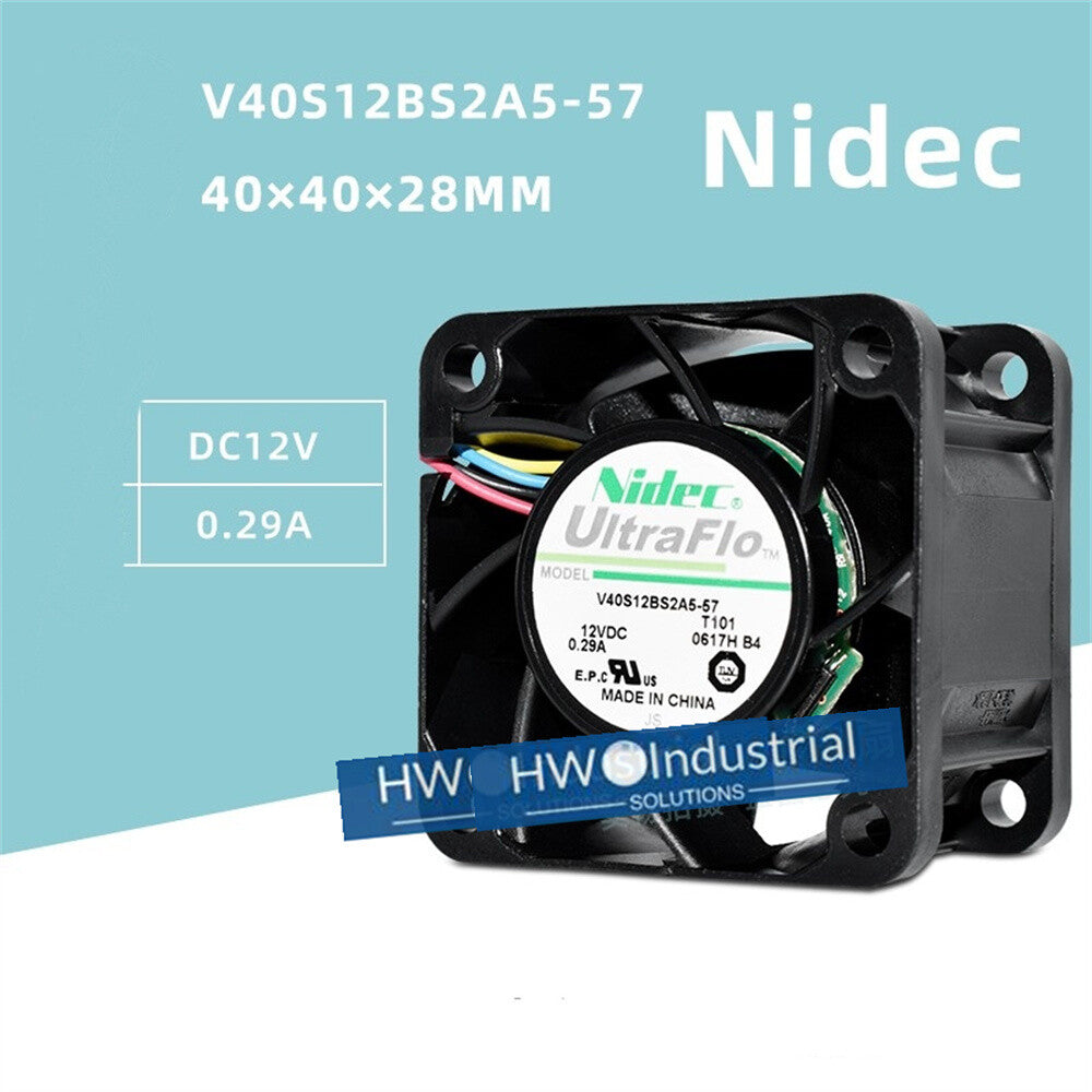 1/piece Nidec V40S12BS2A5-57 4-wire 4028 12V 0.29A 4-wire PWM Cooling Fan