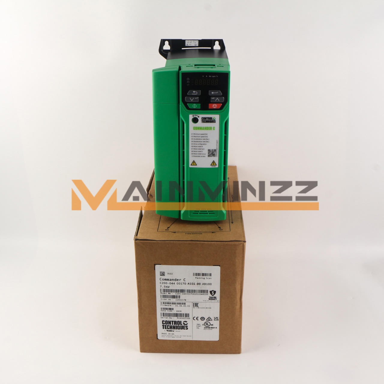 1PC  Nidec 7.5KW C200-04400170A C200-044 00170 A101 00 AB100 Fast delivery