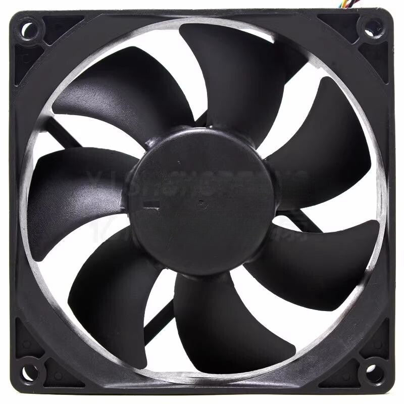 DS09225B12U 12V 0.56A 9CM 9025 4-wire dual ball bearing PWM fan thermostat