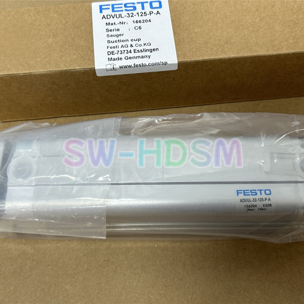1PCS   FESTO ADVUL-32-125-P-A 156204 Cylindre Compact Freight Free