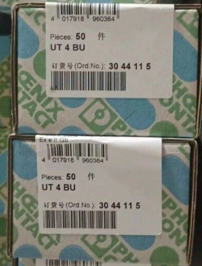 50pcs/box Phoenix Contact UT 4 BU Connecting terminal 3044115