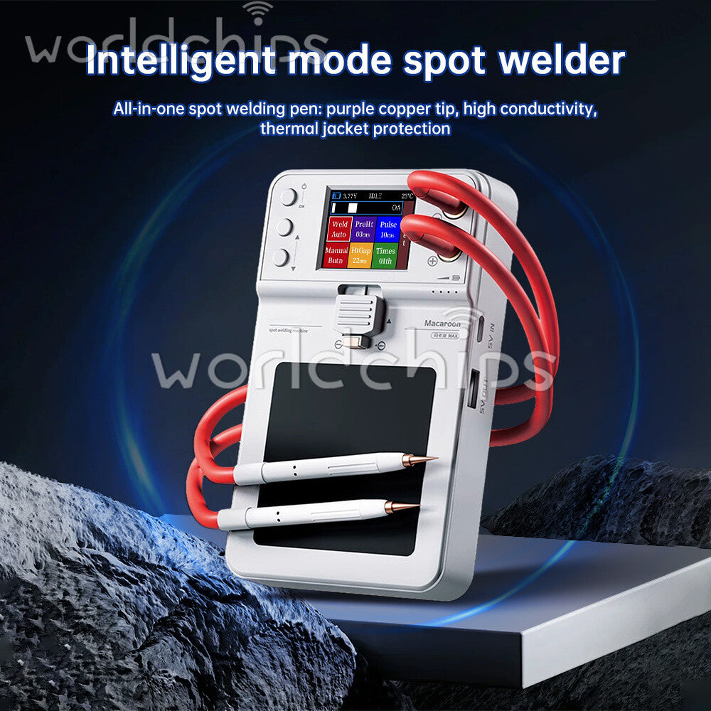 Integrated Spot Welding Machine 5V 650A Macaron Support Double Pulse Spot Welder