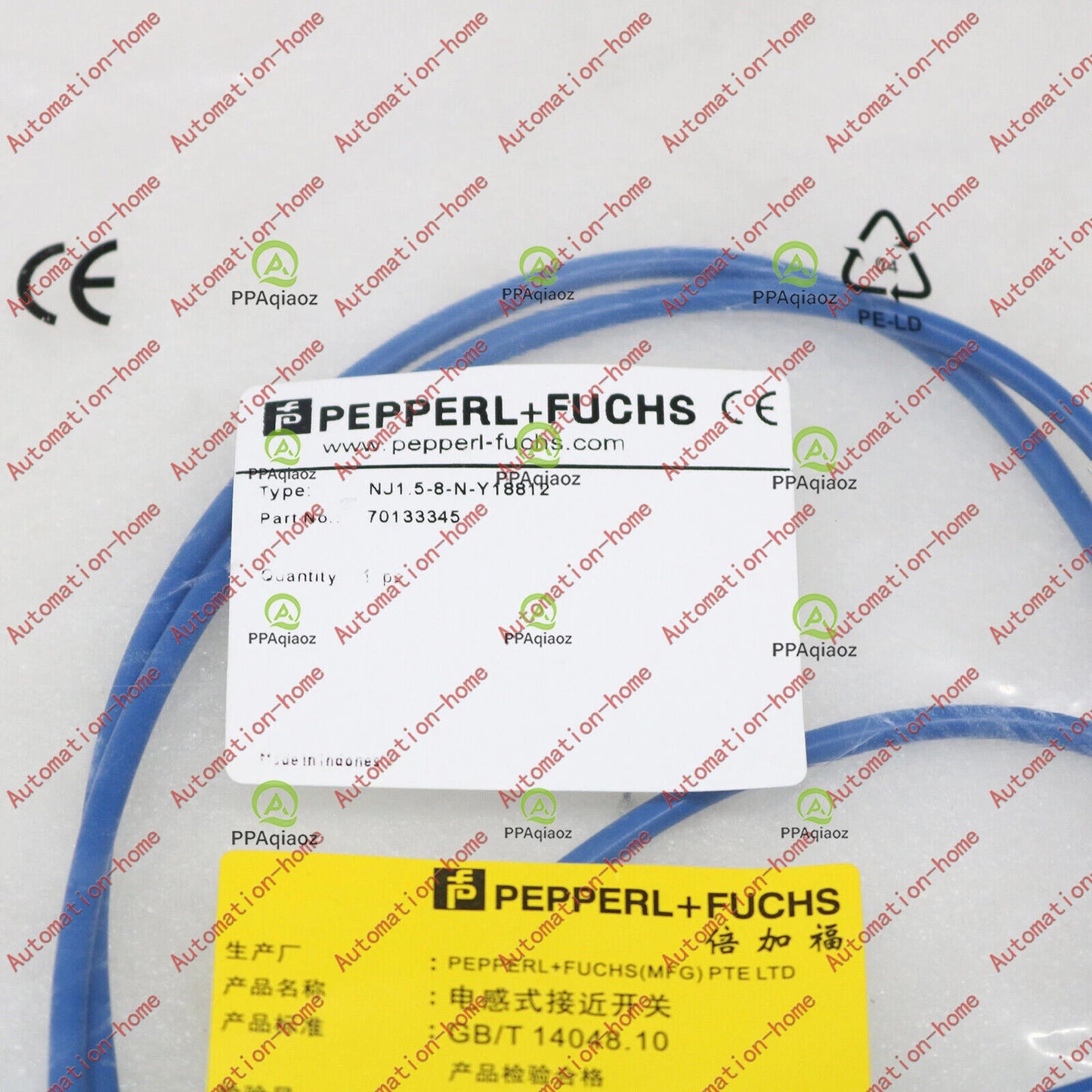 For Pepperl+ Fuchs NJ1.5-8-N-Y18812 Inductiver Sensor Free Shipping #P