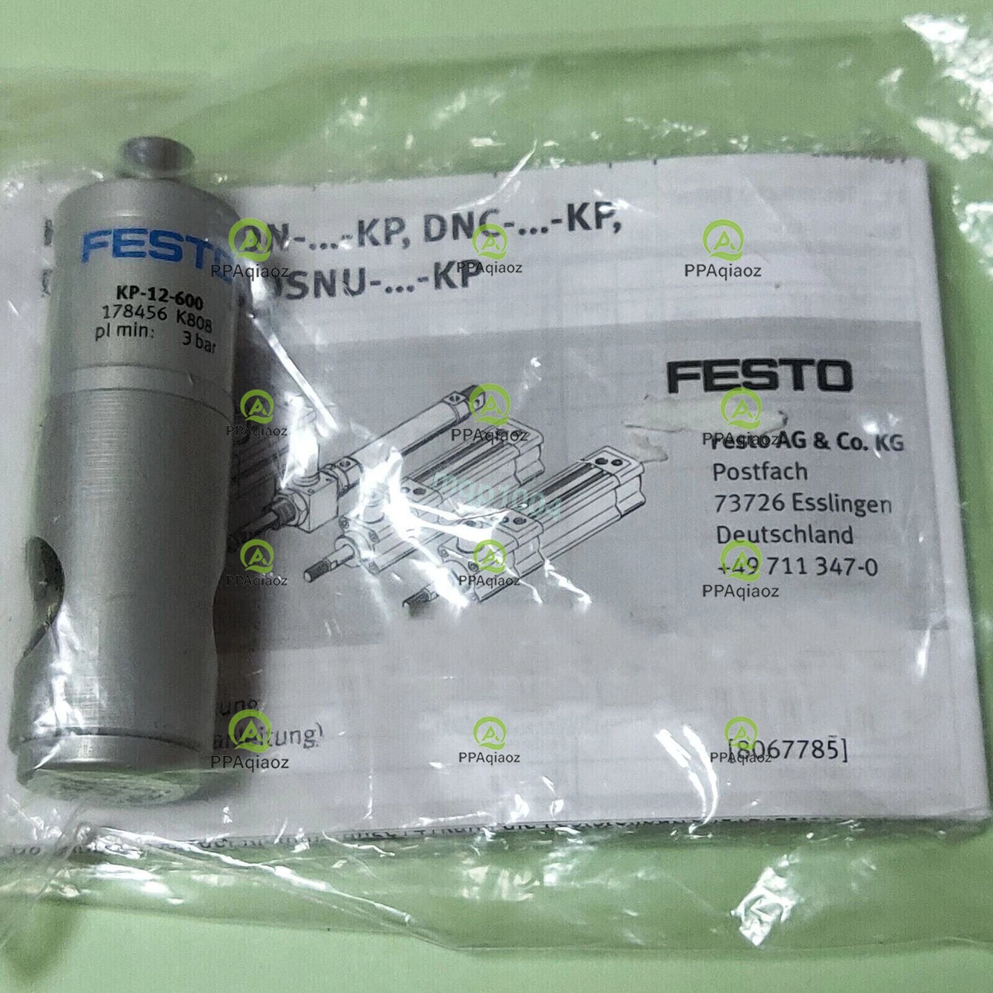 1PC  FESTO KP-12-600 178456 Clamping Cartridg Expedite Shipping