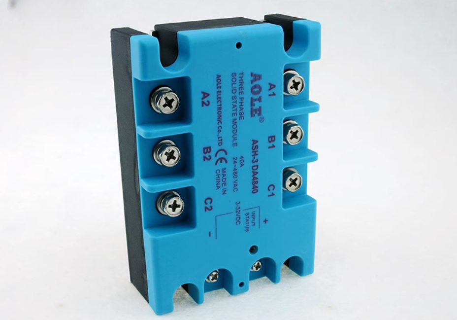 ASH-3-DA4840 Three Phase Solid State Relay Module DC to AC 3-32VDC to 480VAC 40A