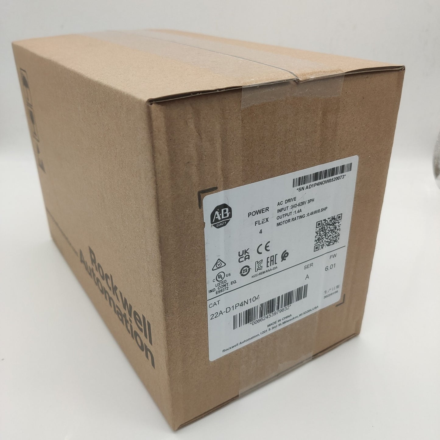 AB 22A-D1P4N104 PowerFlex4 AC Drive 22AD1P4N104