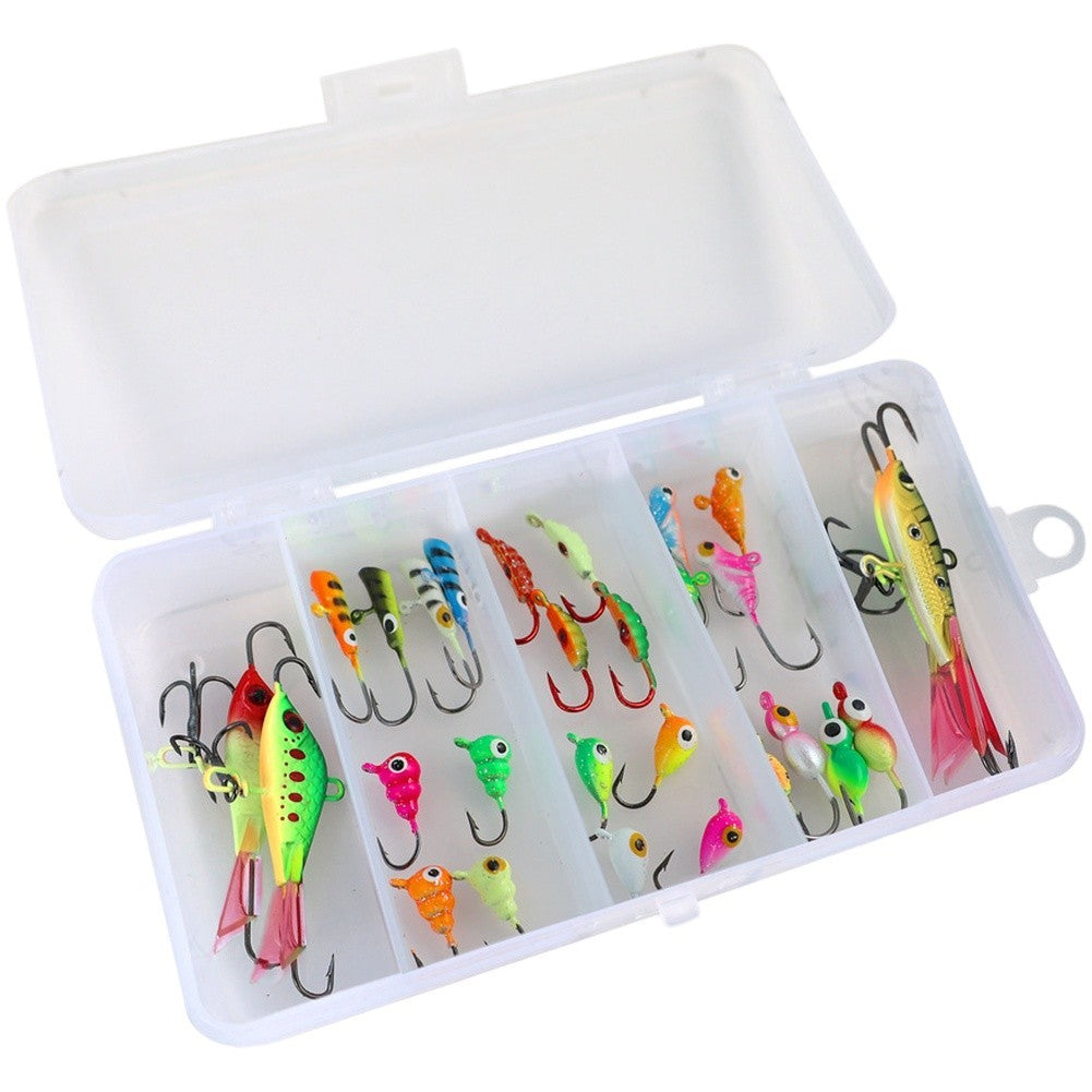 Ice Fishing Jigs 28pcs Small Perch Jigging Sinking Lures for Pike Fishing
