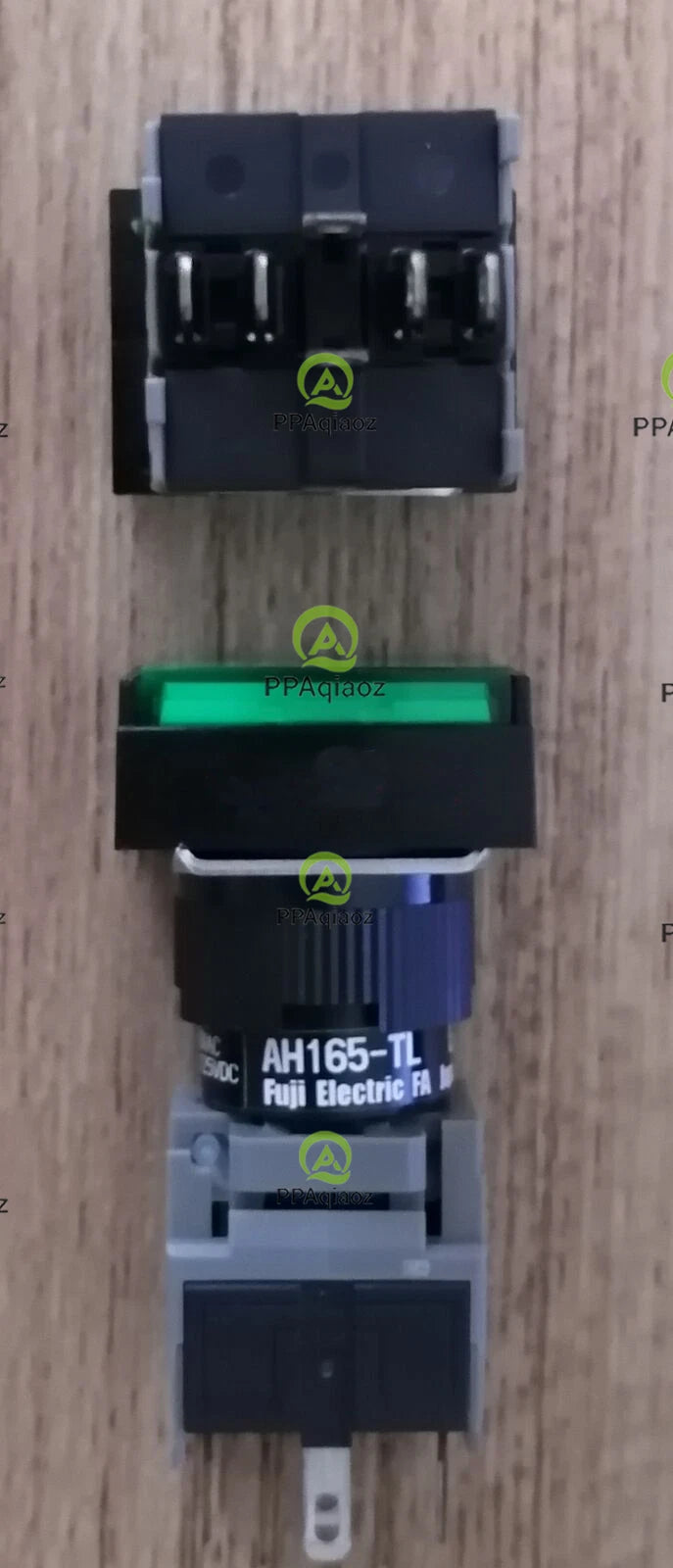 5pcs For Green Pushbutton Command Switch 24VDC LED For FUJI AH165-TLG11E3  #