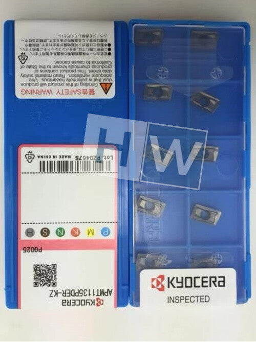 BOx/10pcs Kyocera CNC Milling Insert APMT1135PDER-KZ PG025