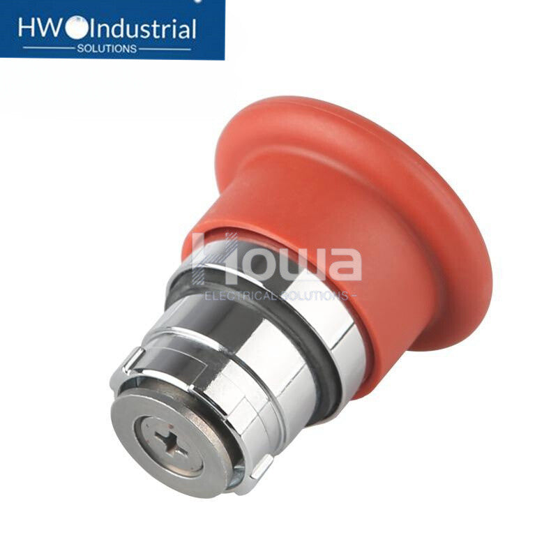 2PCS  Red Emergency Stop Switch Metal Button Head ZB2BT4C ZB2-BT4C
