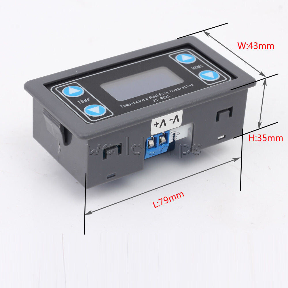 DC 6V-30V 10A Thermostat Temperature Humidity Controller SHT20 Sensor Module