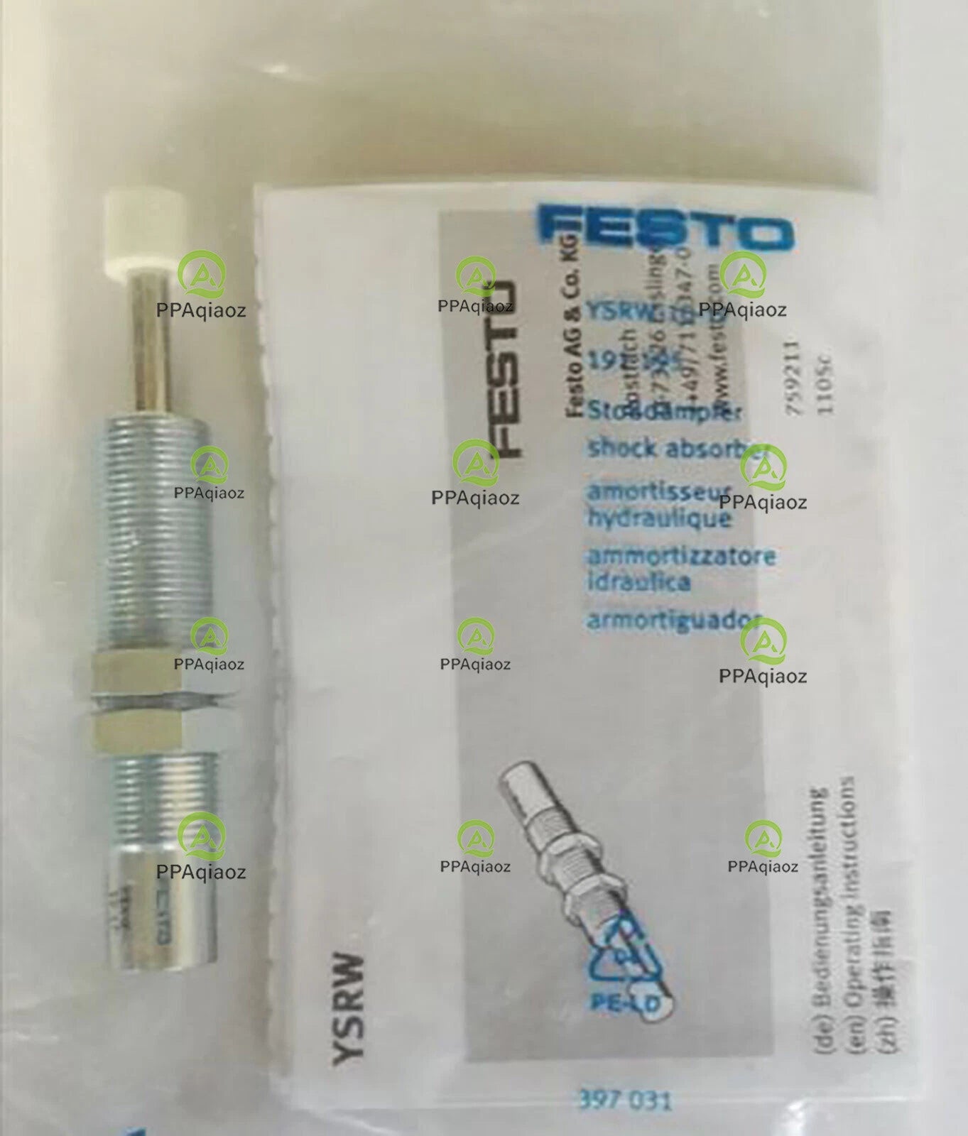 1PC  FESTO YSRW-10-17 191195 Pneumatic Shock Absorber YSRW1017 Free Shipping