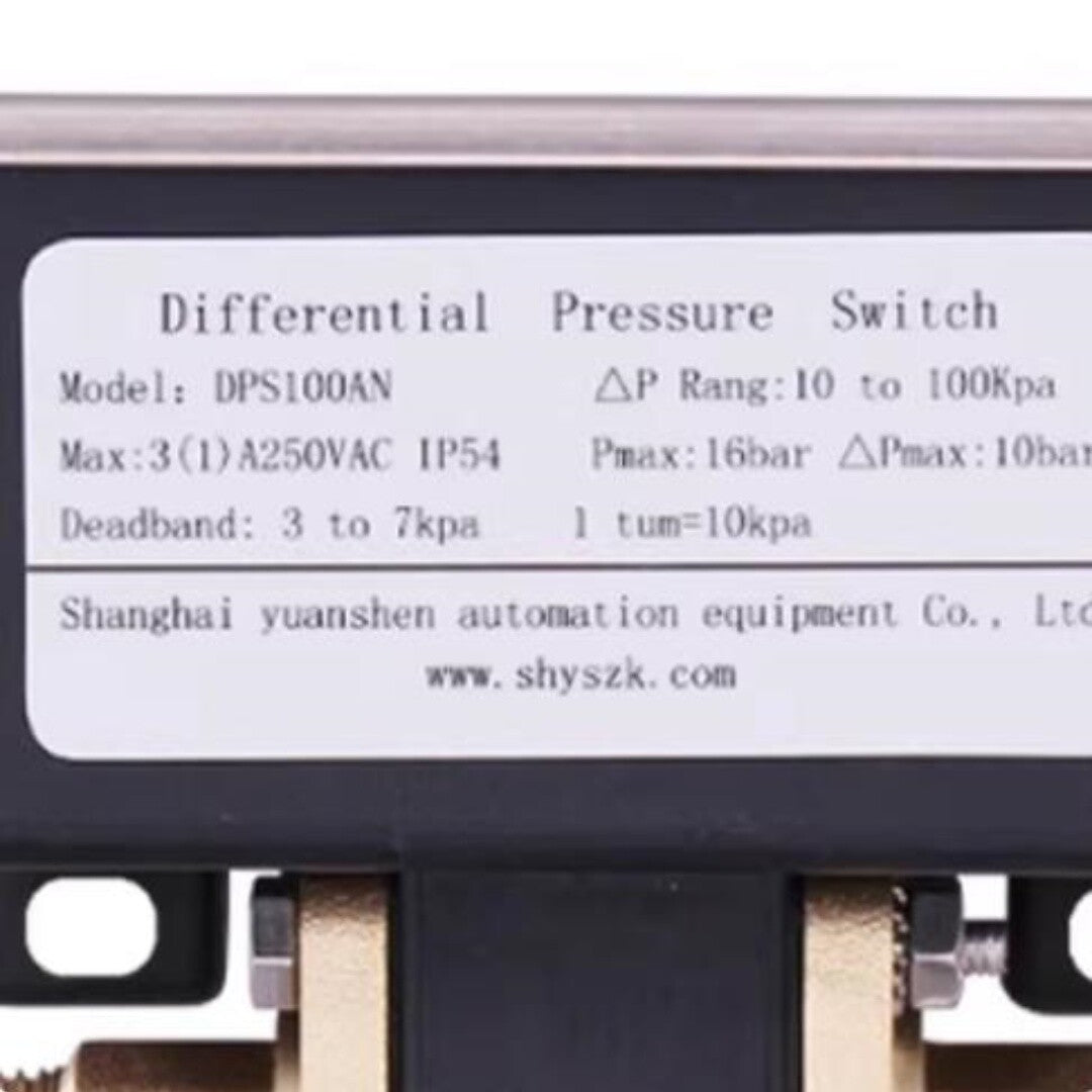 1/piece  Differential Pressure Detection Switch DPS100AN (10-100Kpa) Junct