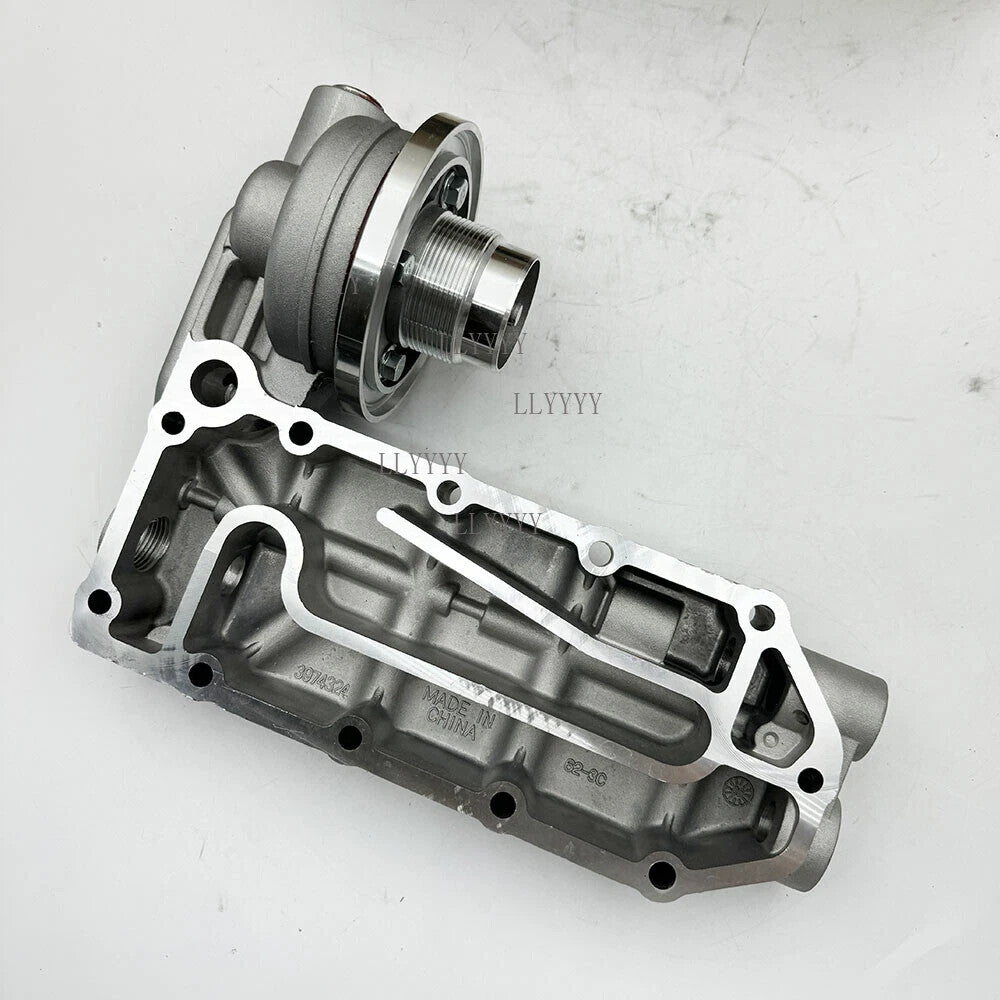 Oil Cooler Cover Filter Head For Cummins 6CT ISC QSC 8.3 ISL QSL 8.9  3974325