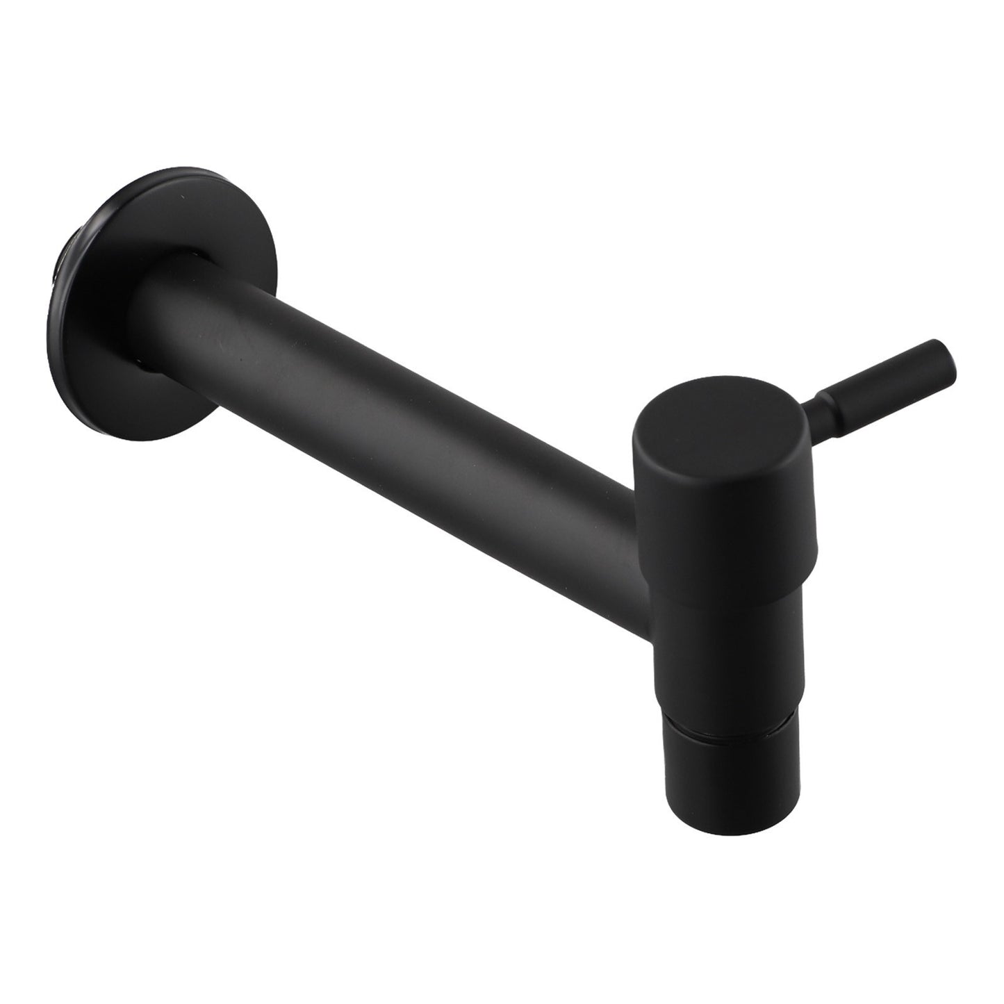 Outdoor Garden Faucet with Long Handle and Sturdy Stainless Steel Construction