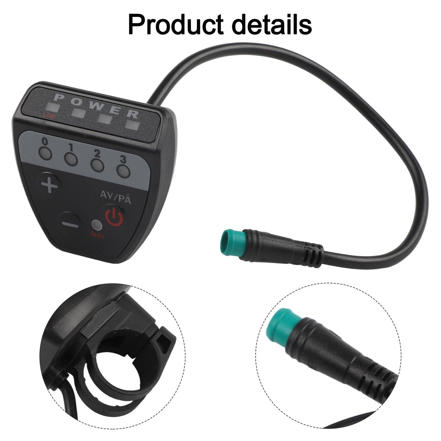 36V to 48V Compatible LED Controller for Electric Bike Displays Available