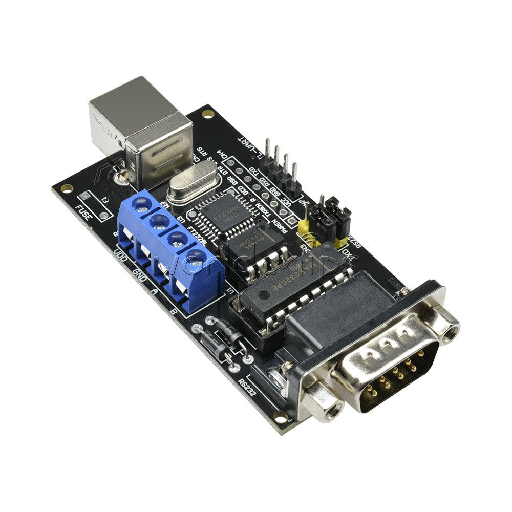 USB to Serial RS232/UART RS485/TTL DB9 Converter Adapter Module  FT232BM/BL
