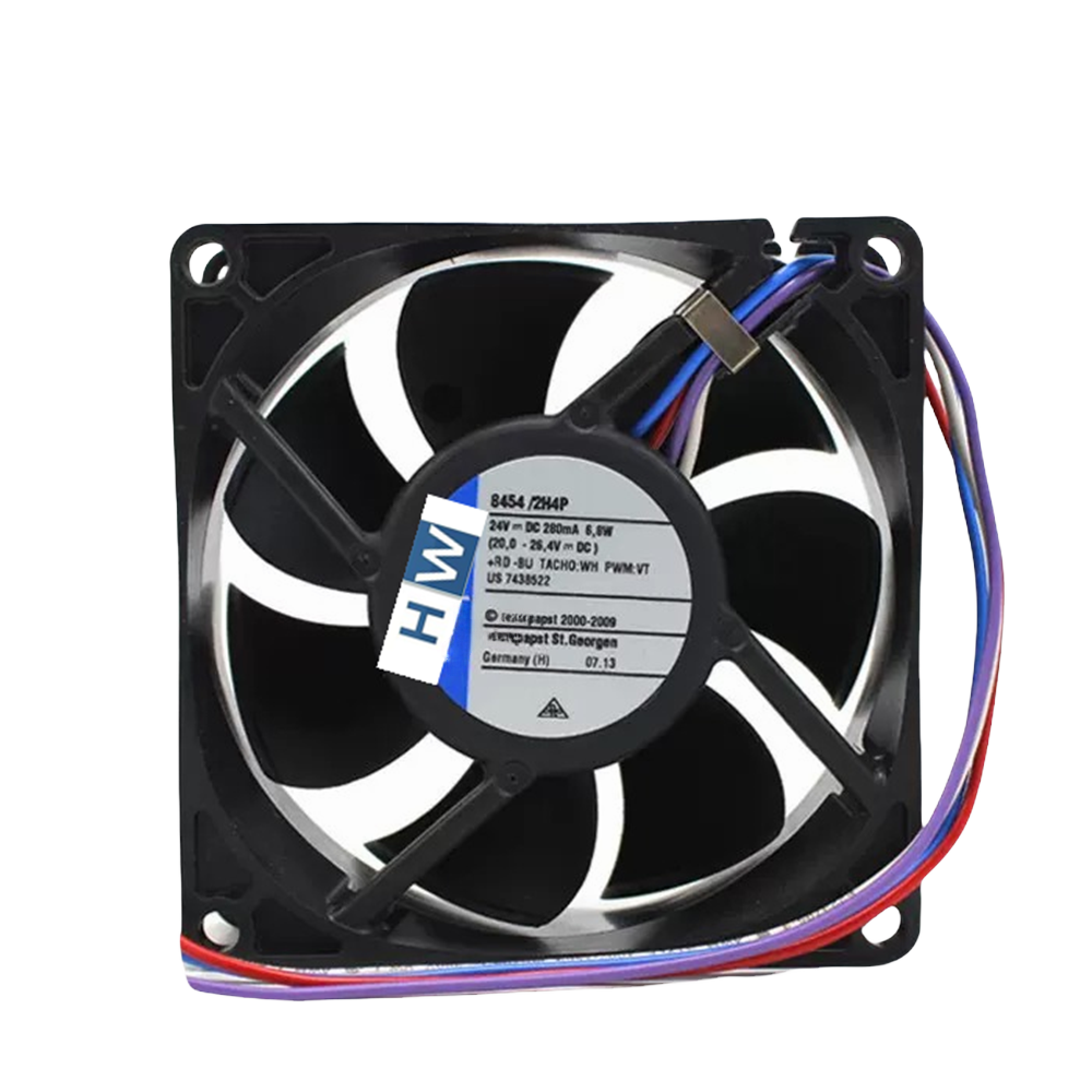 1/piece 8454/2H4P 8454 /2H4P 4-wire 8025 8CM 24V 280mA 6.8W Cooling Fan