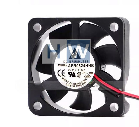 1PC Delta AFB0524HHB 5015 24V 0.17A 5CM high air volume Inverter Cooling Fan