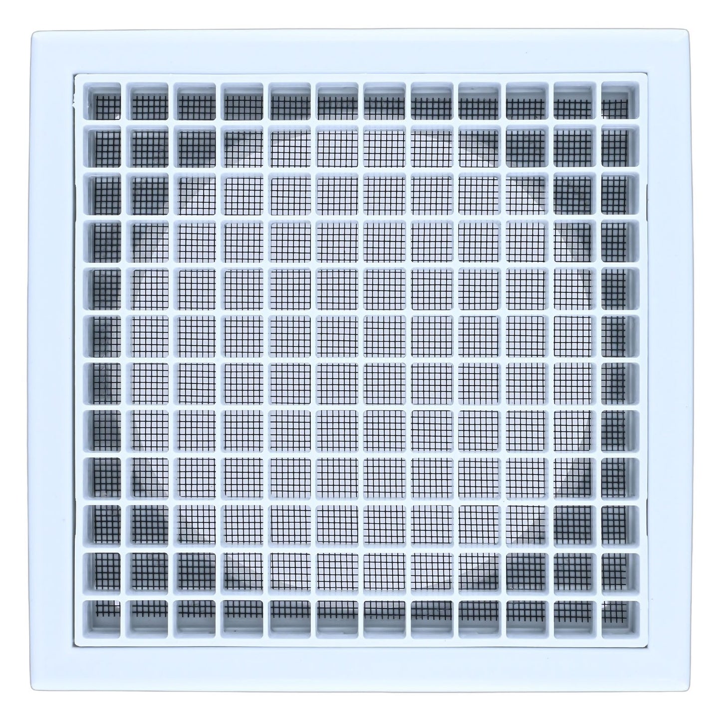 Plastic Air Vent 100150 Grille with Vermin Proof Mesh for Wall and Ceiling Use