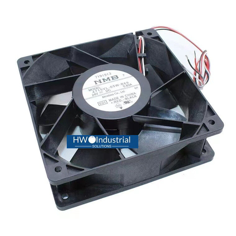 NMB 3-wire 4715VL-05W-B69 24V 0.89A 12038 12CM Inverter Cooling Fan