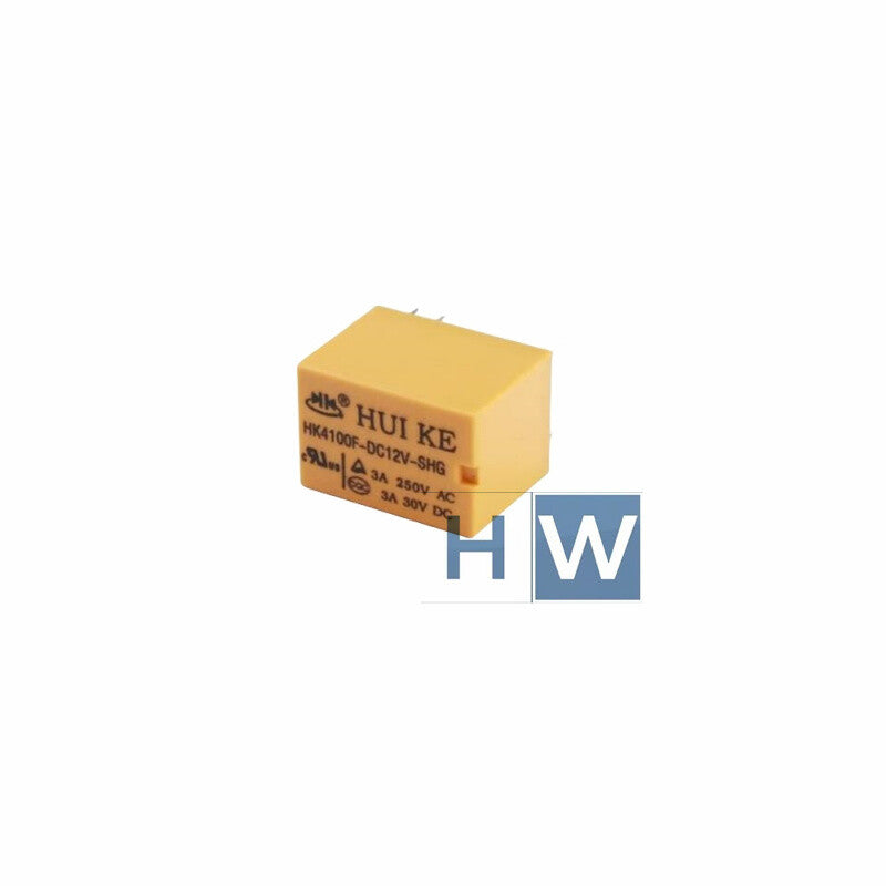 10Pcs  HK4100F-DC12V-SHG 3A 250V Huike Relay Signal Relay 12V 6-pin