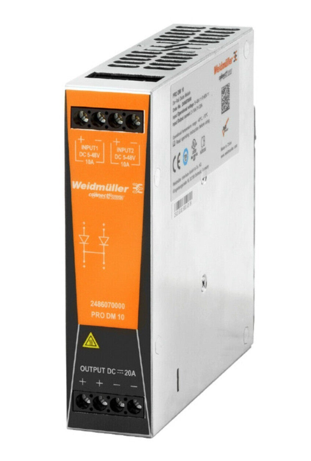 1pcs Weidmuller Switching power supply PRO DM 10 24VDC 2486070000