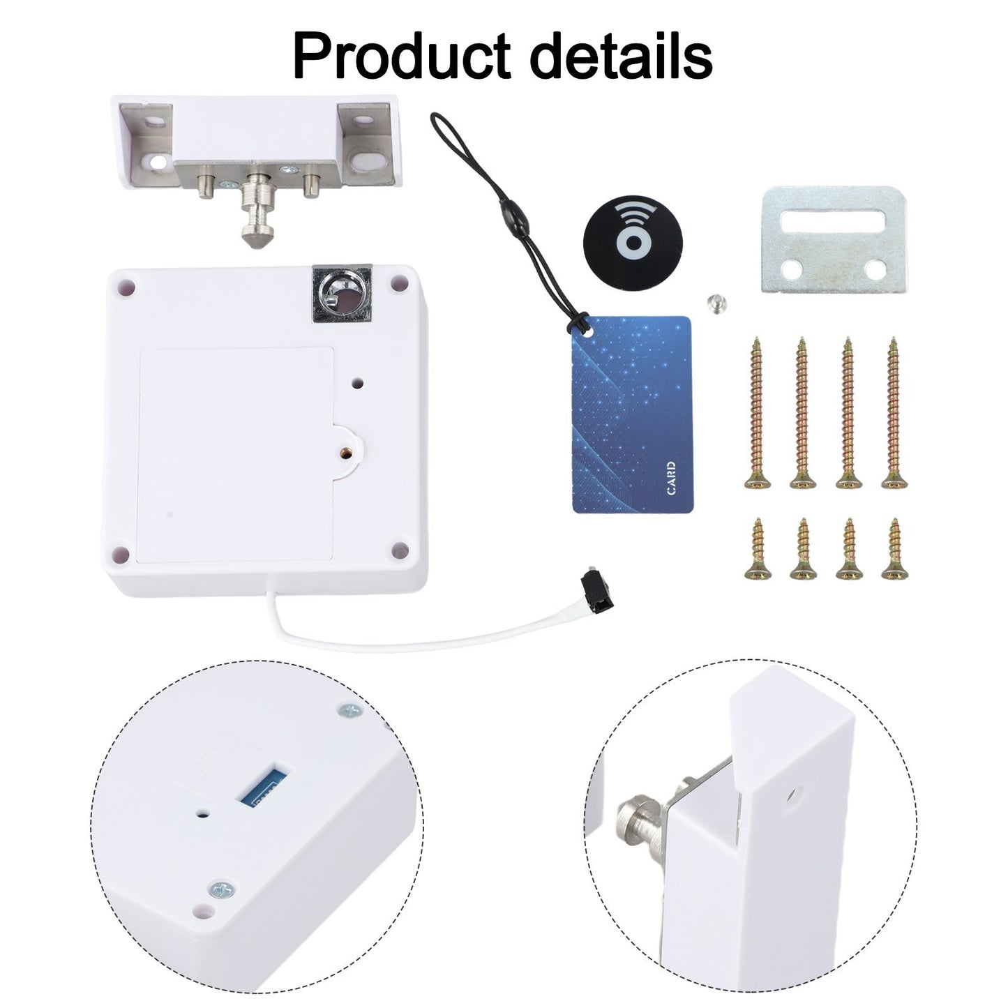 Convenient Smart Drawer Lock with Low Battery Alerts and NFC Technology