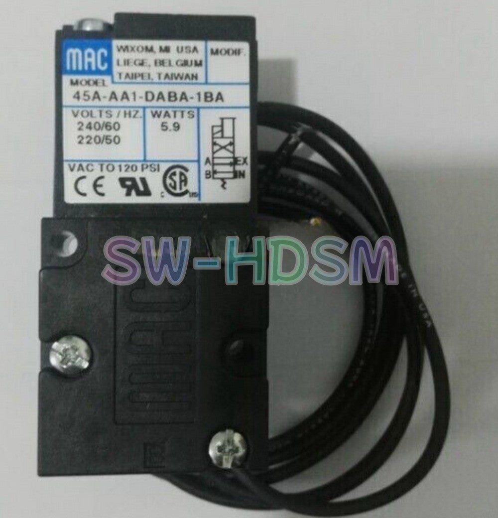 1PCS  for Mac 45A-AA1-DABA-1BA Solenoid Valve Freight Free