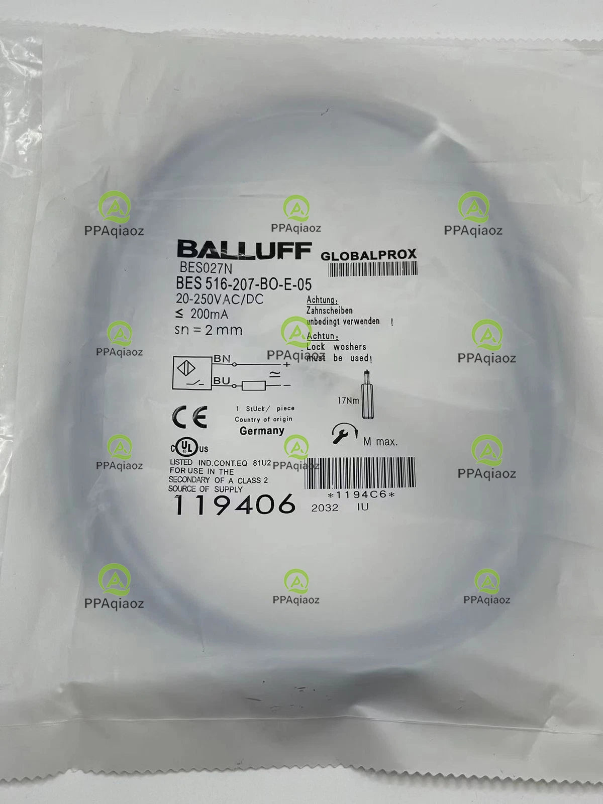 1Pcs  BALLUFF BES 516-207-BO-E-05 (BES027N) Rapid delivery
