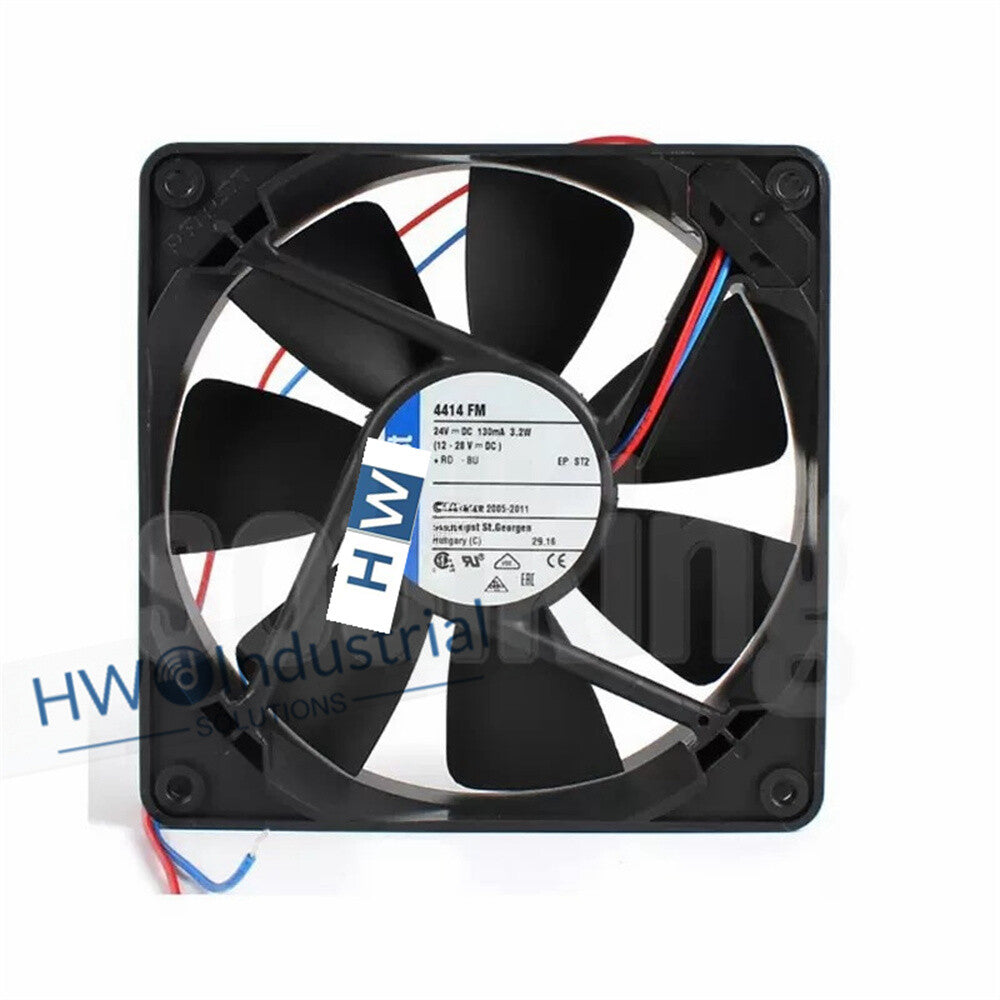 1/piece 2-wire 4414FM 24V 130mA 3.2W 12025 12cm inverter Axial Flow Cooling Fan