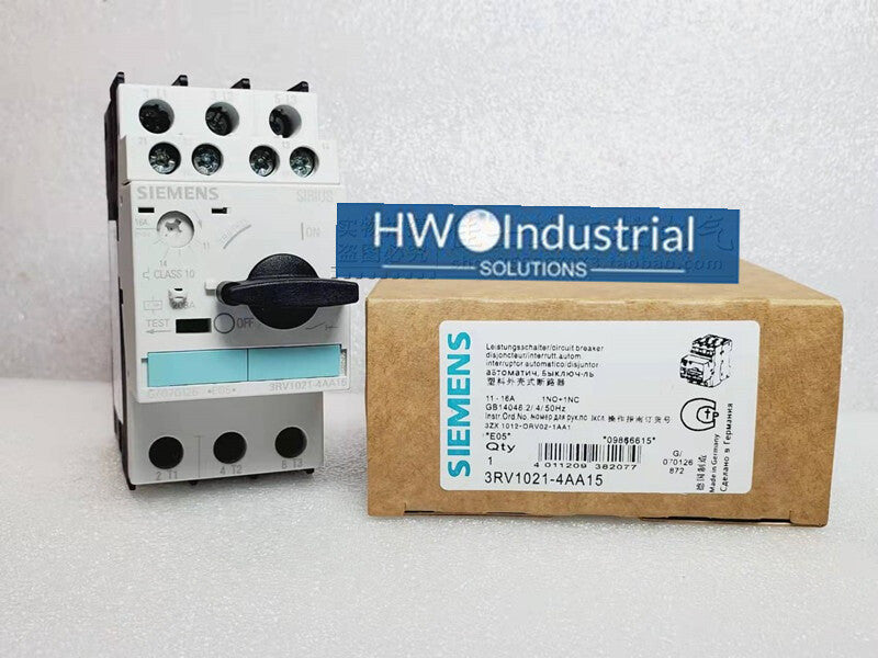 1pc  SIE-MENS Motor Circuit Breaker 3RV1021-4AA15 11-16A