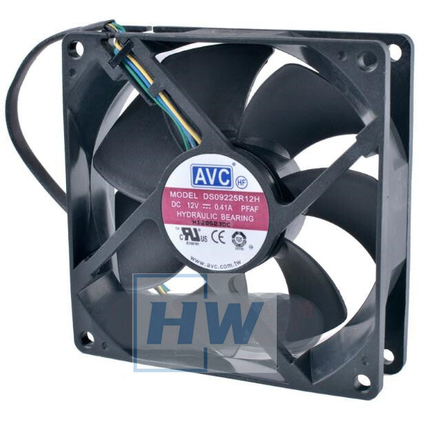 1PC  AVC DS09225R12H 9025 9cm 12V 0.41A Computer Chassis CPU Radiator Fan