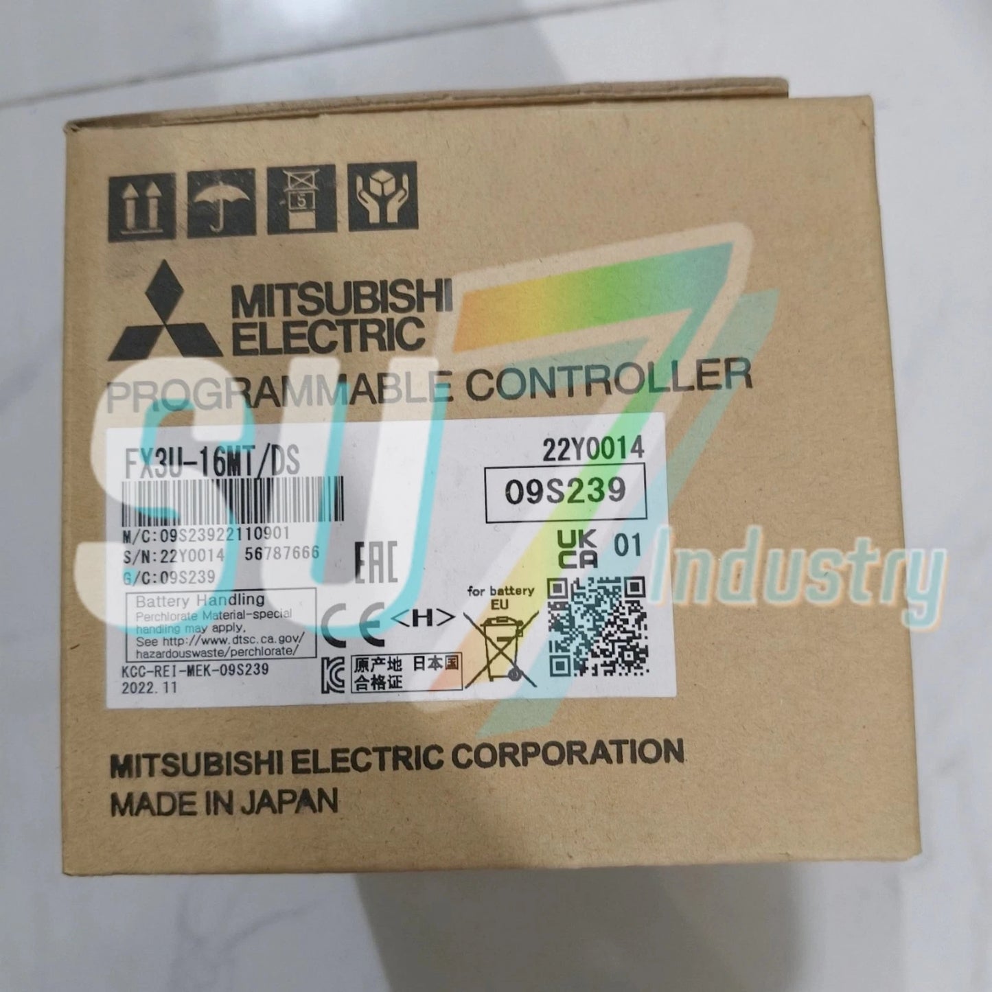 Mitsubishi FX3U-16MT/DS PLC module FX3U16MTDS#1pcs