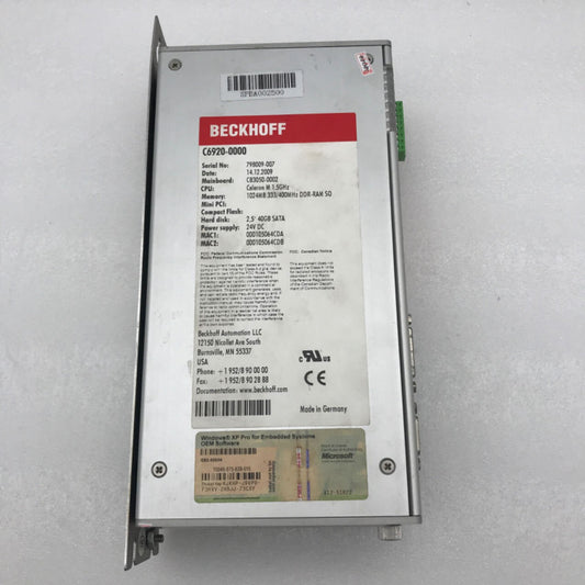 1PC  Tested BECKHOFF C6920-0000