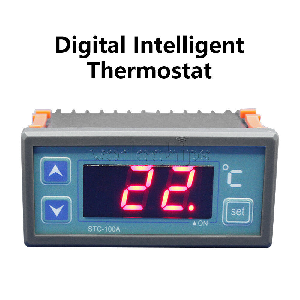 STC-100A Digital Thermostat Smart Temperature Controller AC220V NTC Sensor