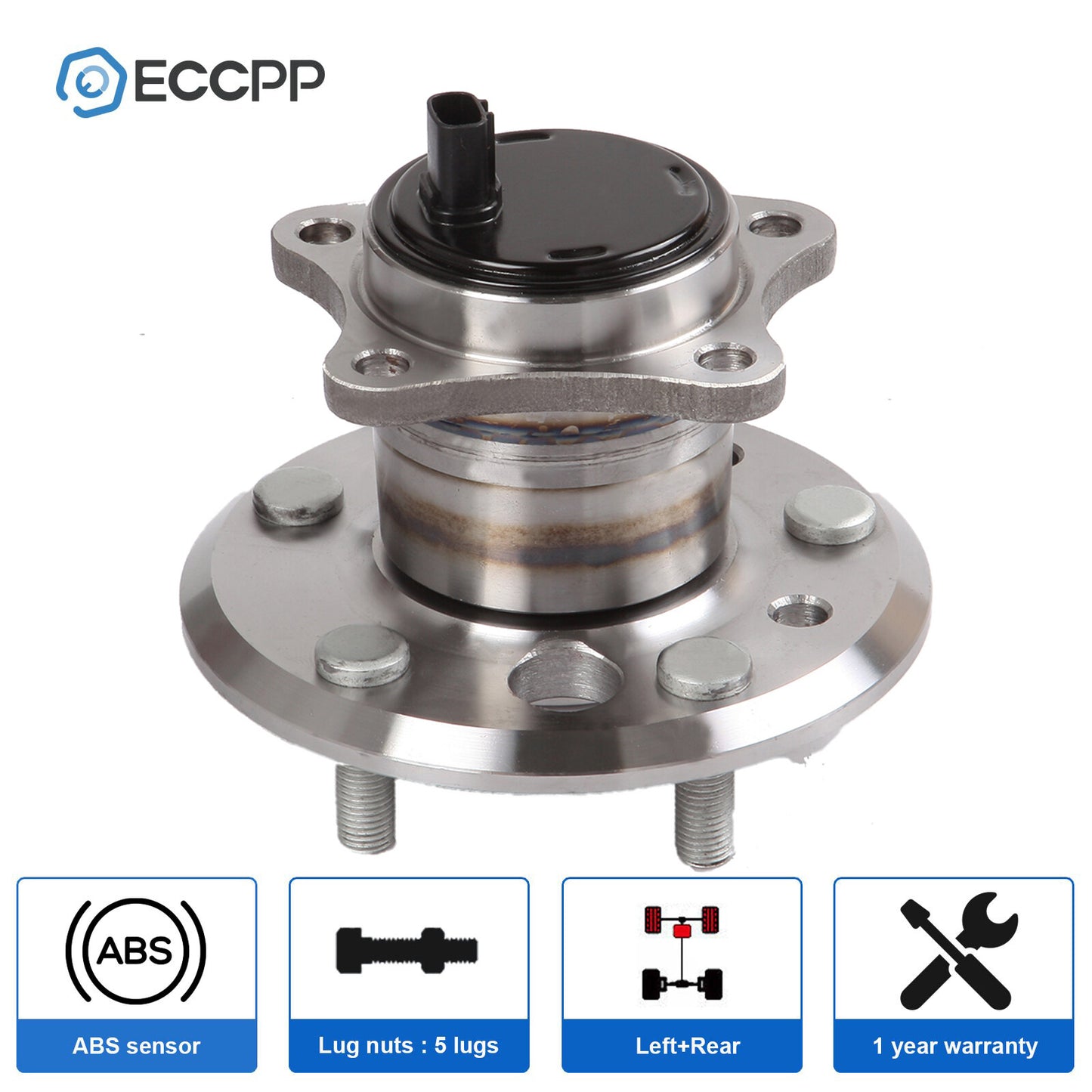 1Pc Wheel Hub Bearing Rear Left For Toyota Camry Solara Lexus ES300 ES330 ES350
