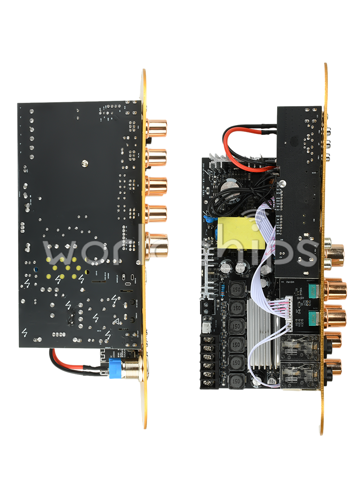 D900 Amplifier Board 2.1 Channel BLE5.0 Digital Amp Board Adjustable Bass Treble