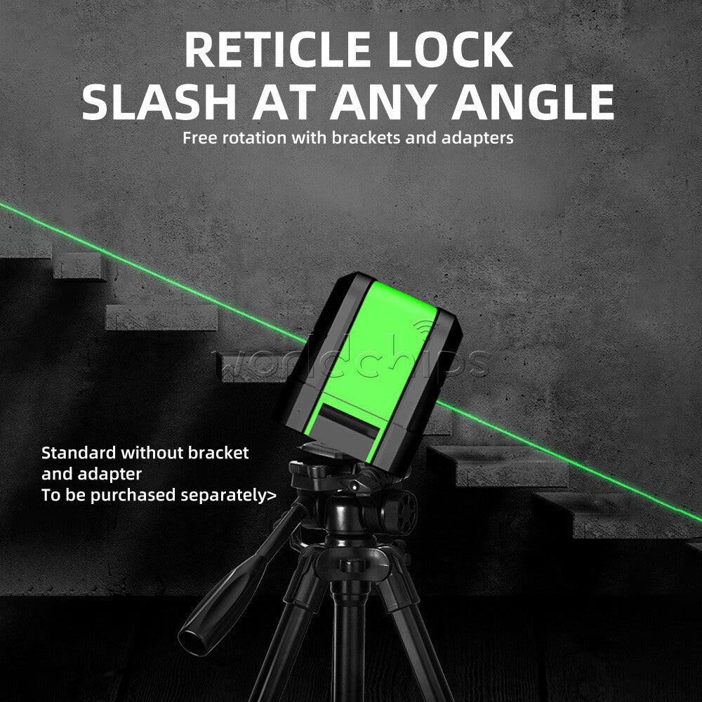 Cross Line Laser Level DIY Laser Level Self Leveling Green/Red Beam measure