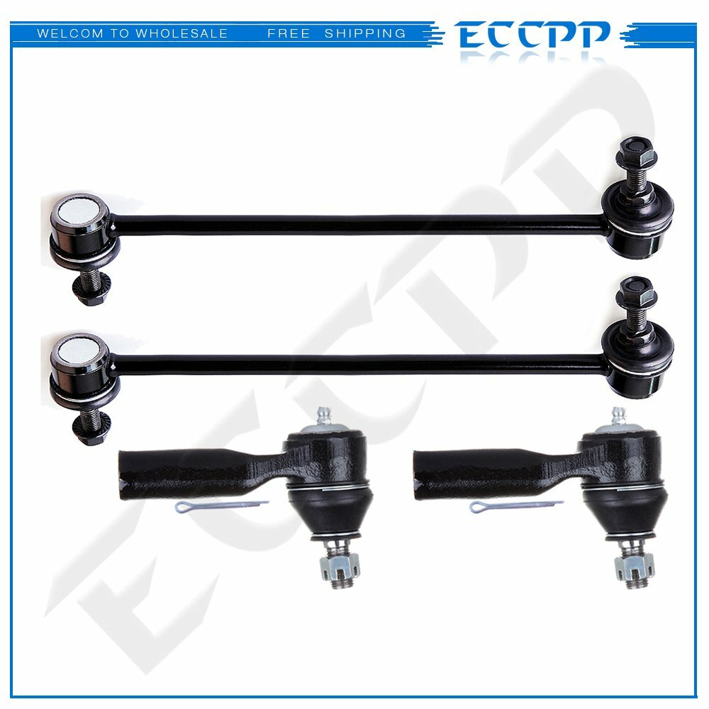For 2005 2006 2007 2008 2009 Ford Escape 4pcs Front Outer Tie Rods Sway Bars Kit