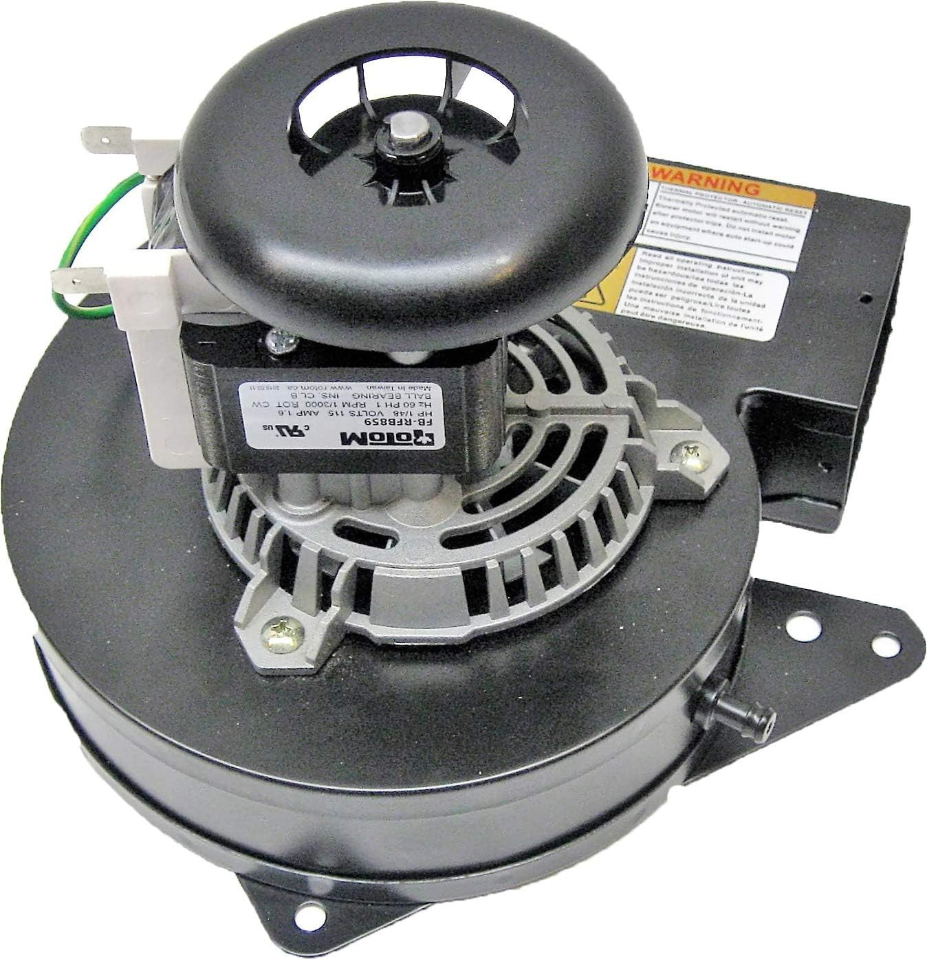 Furnace Draft Inducer Motor Blower - Replacement for Amana/Goodman B1859005